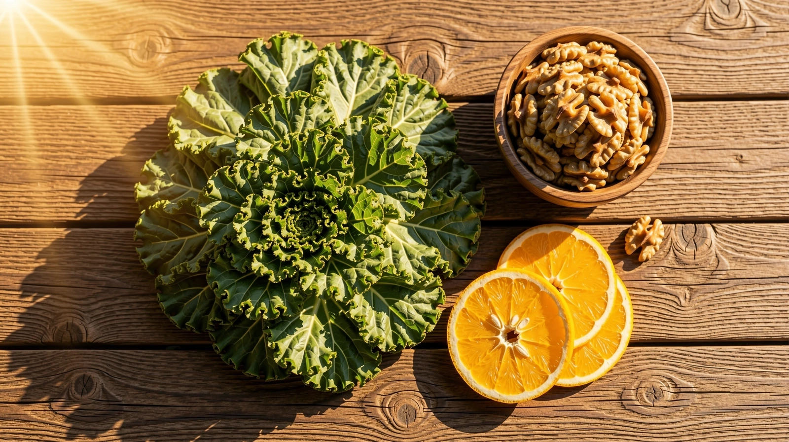 Frische Zutaten und Vitalität